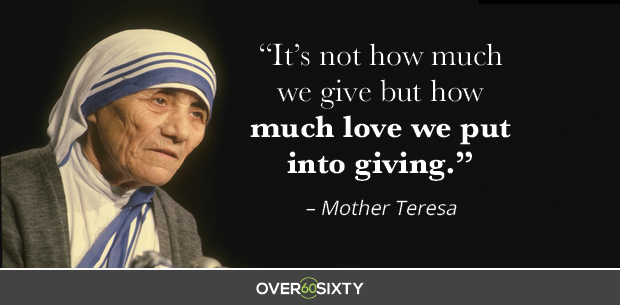 10 Quotes From Mother Teresa To Inspire You Oversixty 