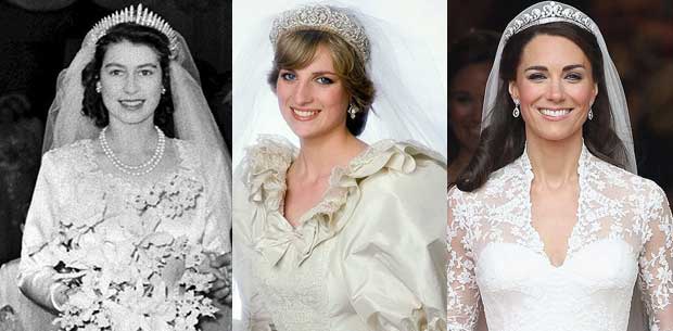 The perfumes worn by The Queen, Diana and Kate on their wedding days ...