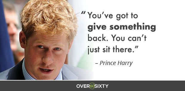 Prince Harry’s most inspiring quotes | OverSixty