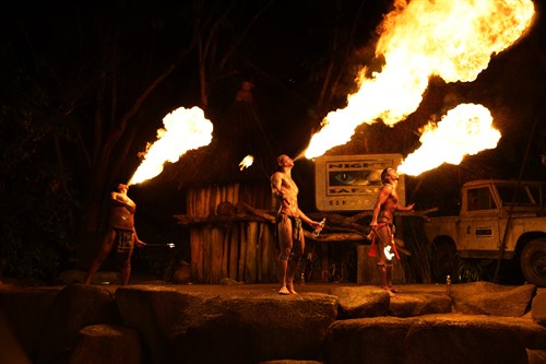 The Thrilling Finale Of The Thumbuakar Fire Show. (1)