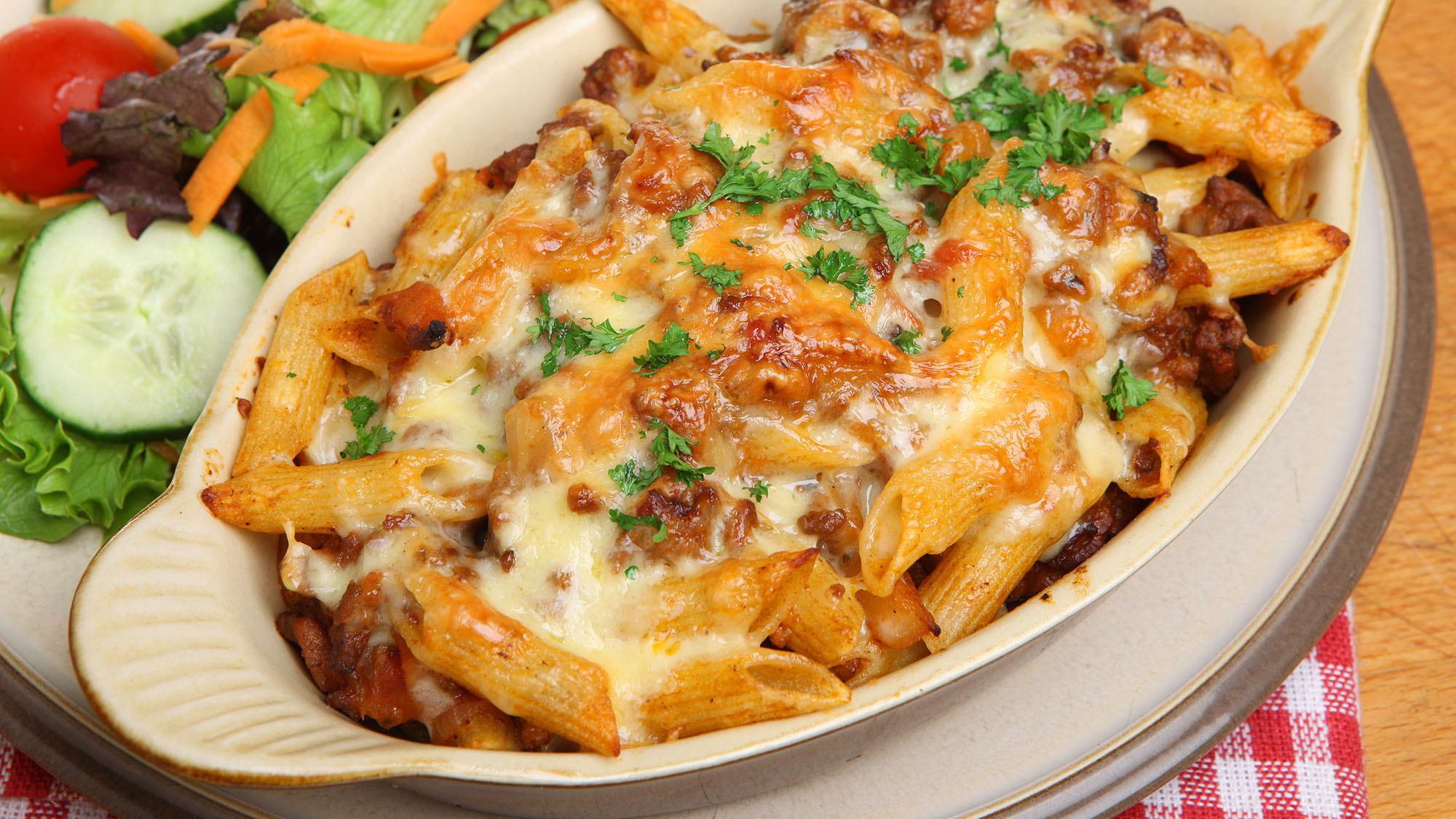 Bolognese Pasta Bake Oversixty