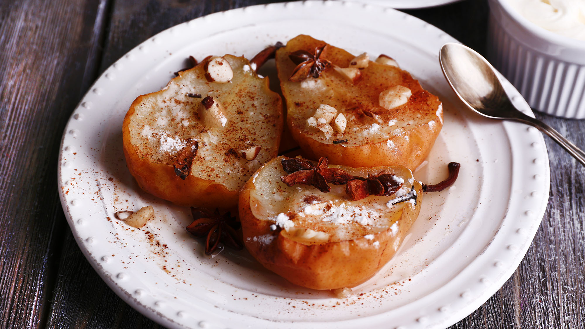Maple Syrup Baked Pears Oversixty 