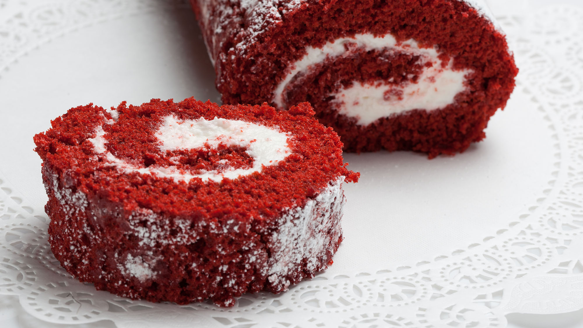 Red Velvet Cake Roll Oversixty 