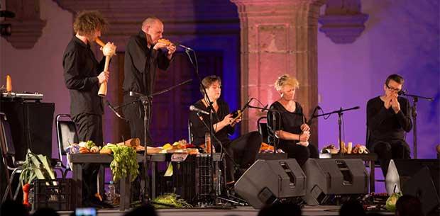 You have to hear this orchestra using vegetables as instruments