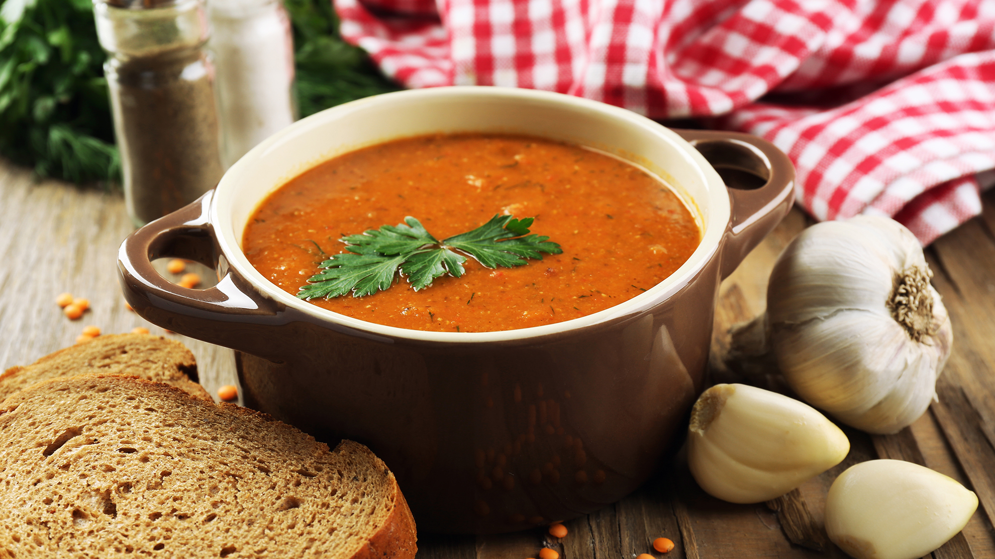 Spicy red lentil soup | OverSixty