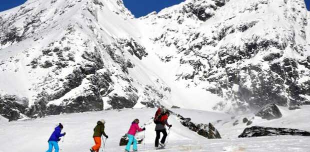 Men in high heels: Tramping The Remarkables