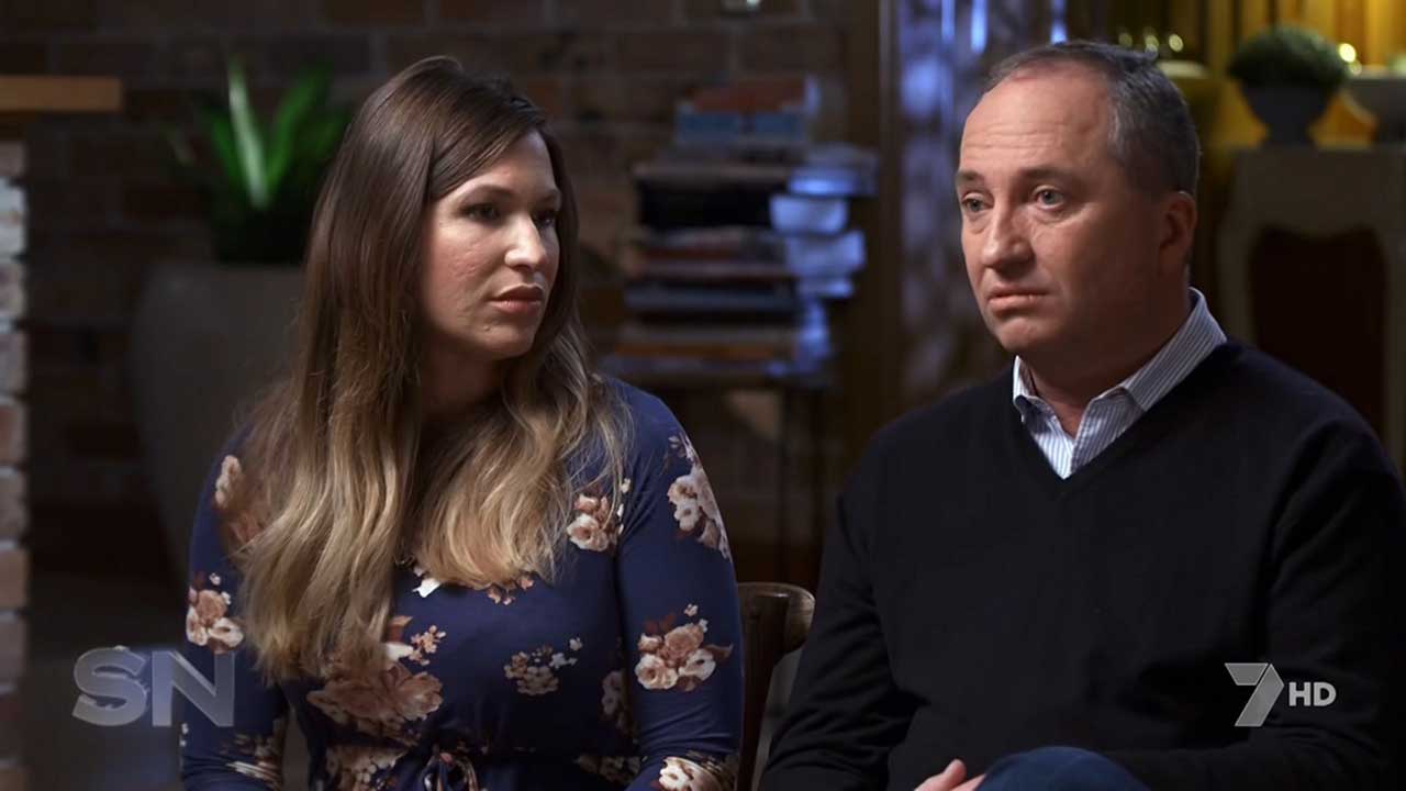 Barnaby Joyce reveals why he lied to the media about being the father of his new child