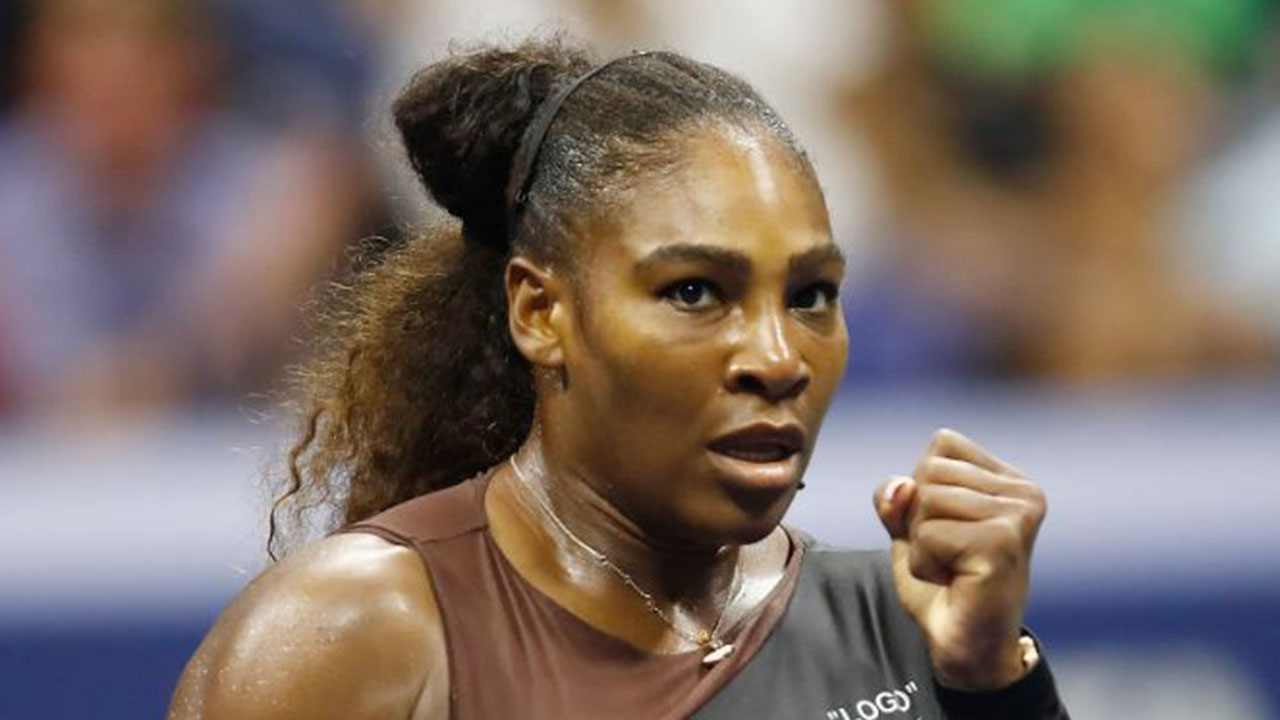 Serena Williams' bold US Open statement - wears tutu and fishnets ...