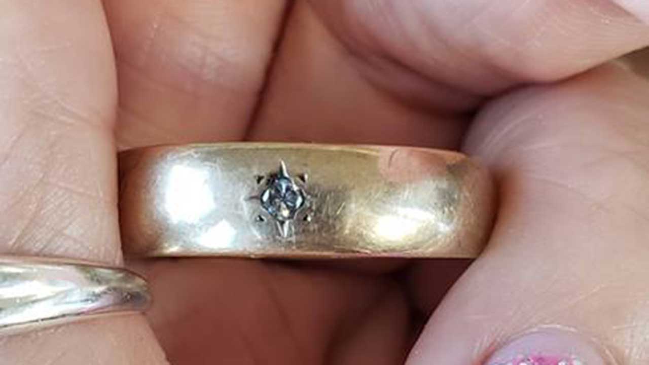 Heartbreaking twist after wedding ring lost 20 years ago is found