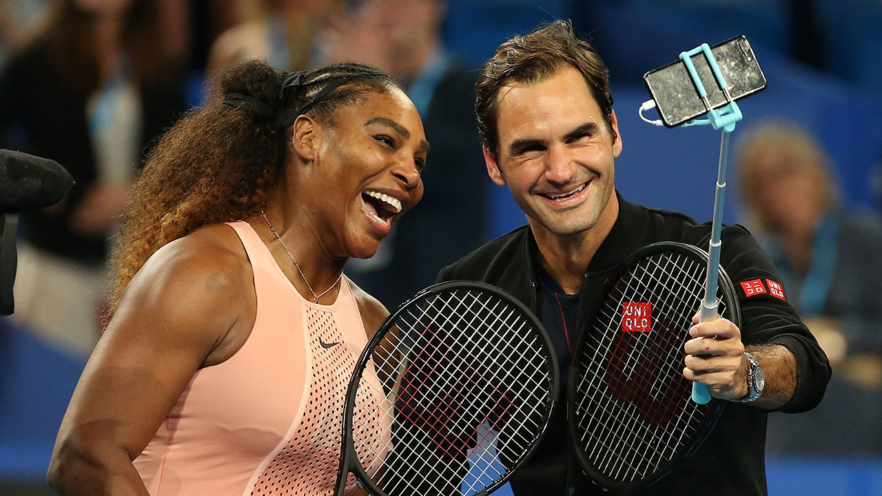 “This is so cool”: Serena Williams faces Roger Federer for first time