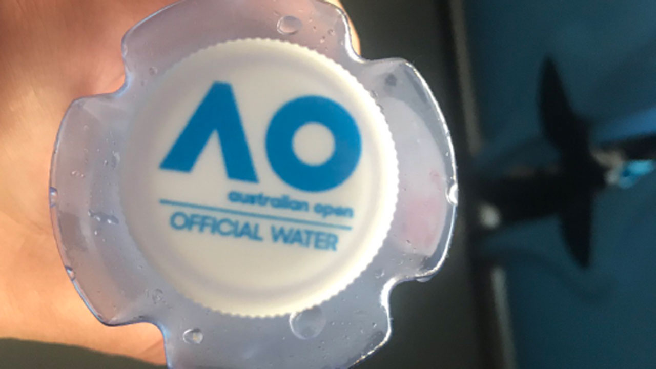 Australian Open’s official water bottles spark outrage