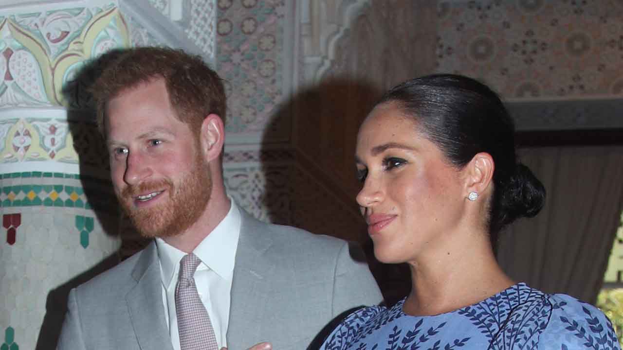 Royal blue beauty: Duchess Meghan stuns in $6000 show-stopping dress in Morocco