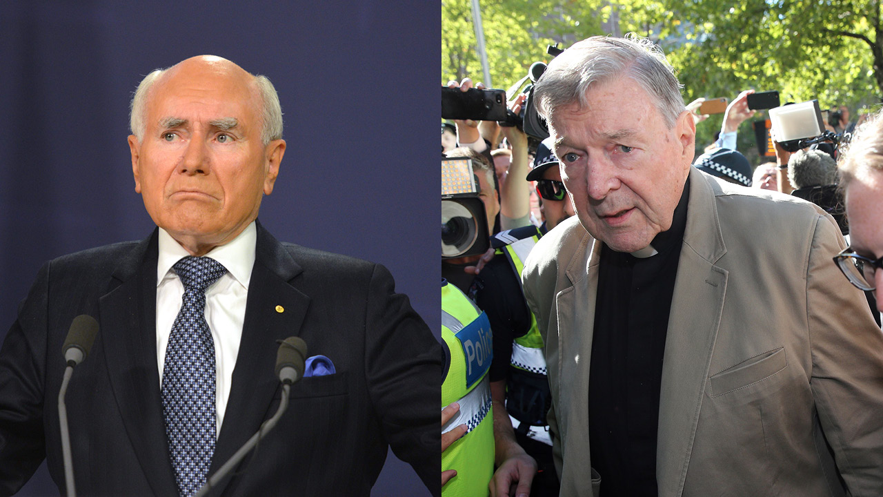 John Howard's glowing character reference for George Pell revealed