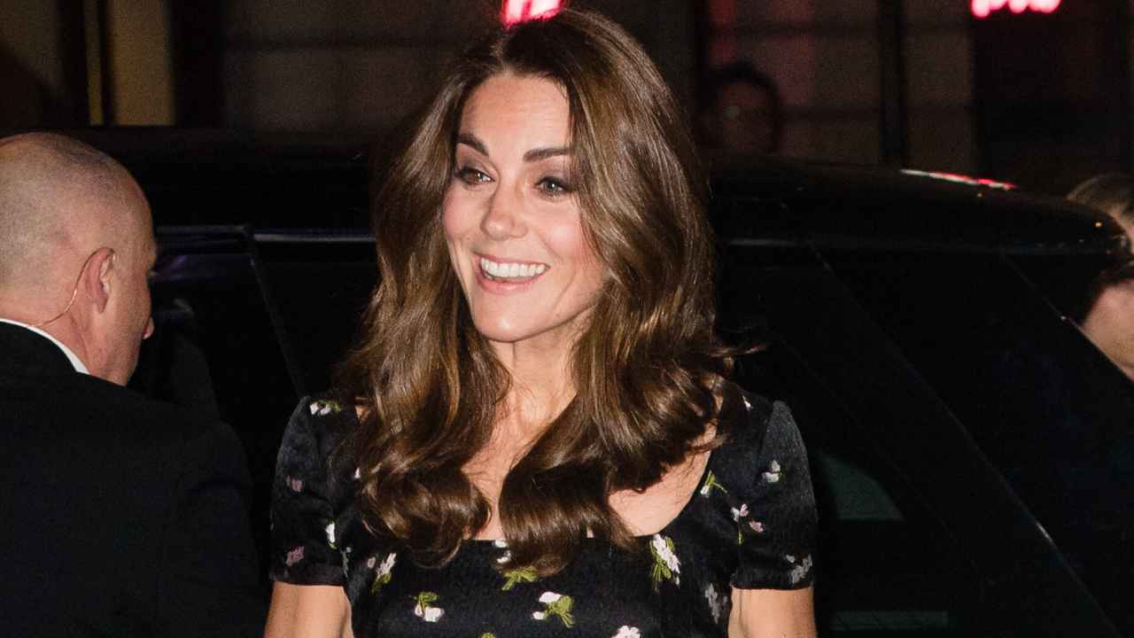 Duchess Kate turns heads in recycled Alexander McQueen dress