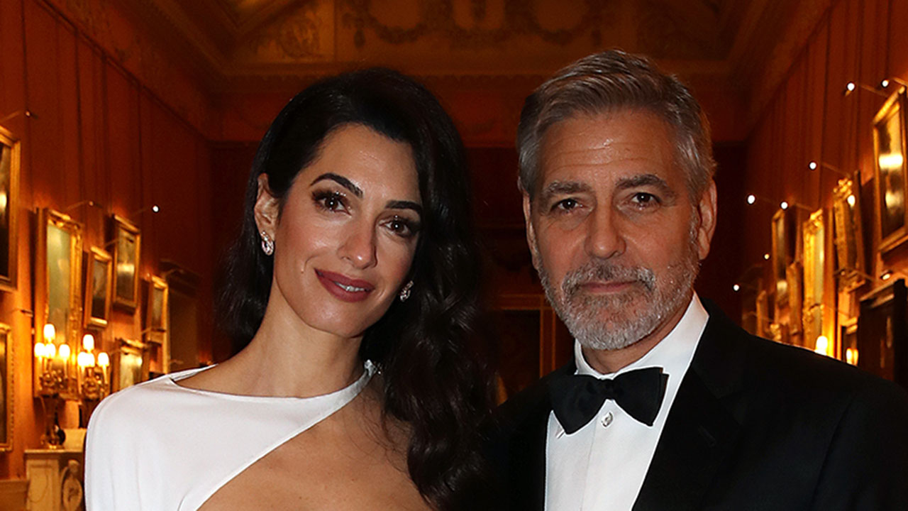 George and Amal Clooney bring their A-list glamour to Buckingham Palace