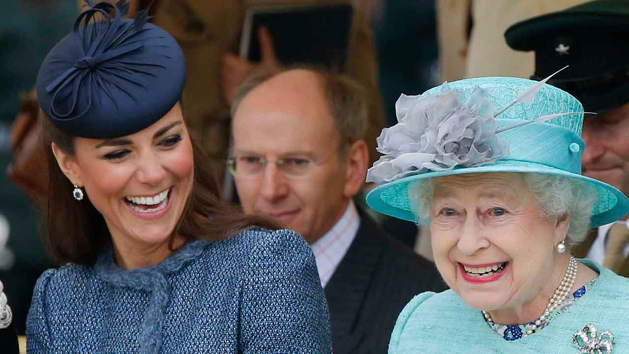 Duchess Kate steps out for her first-ever solo outing with the Queen