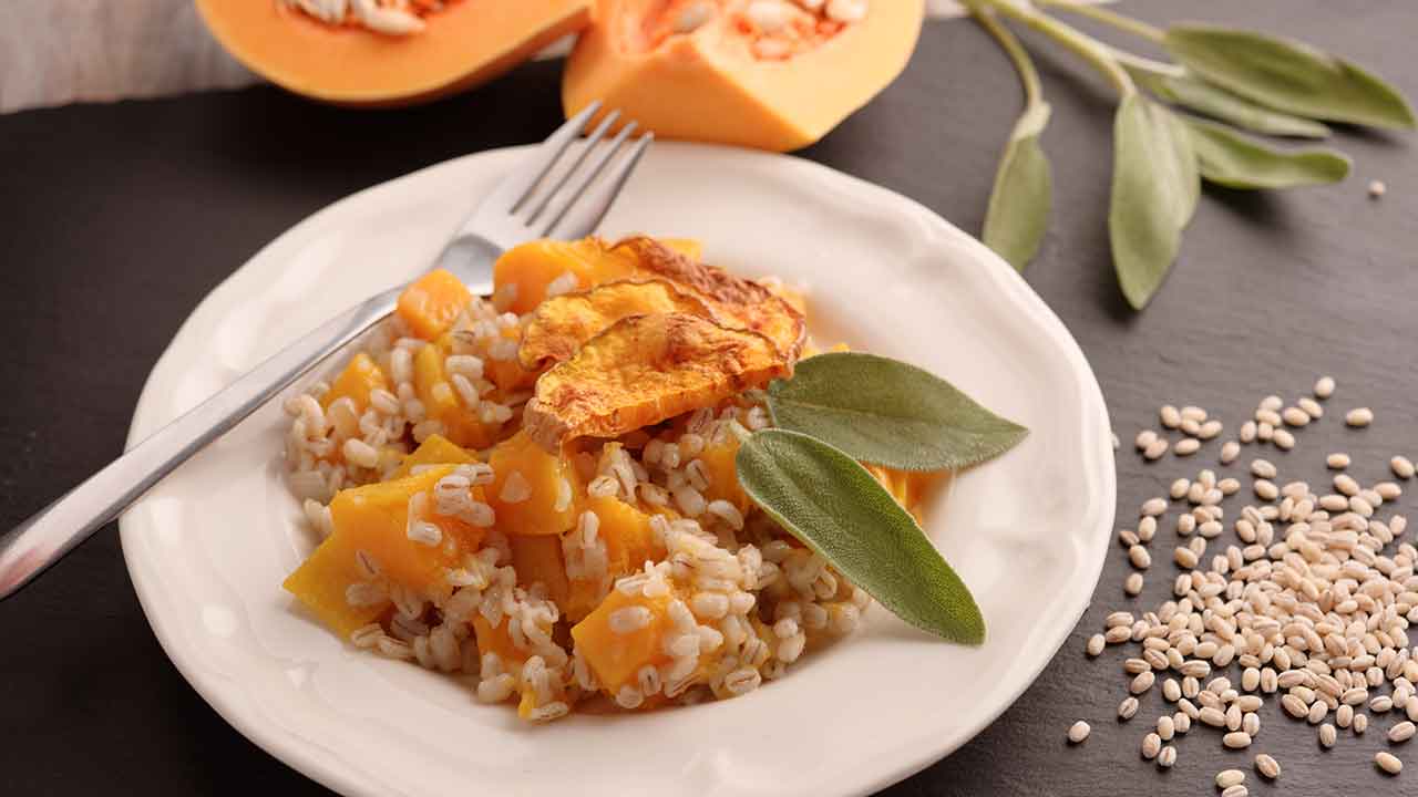 The best way to make a delicious butternut barley risotto