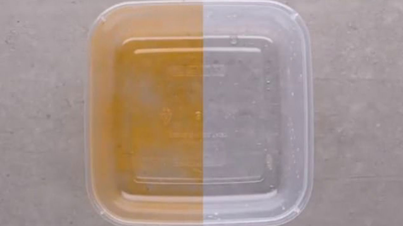 The genius cleaning hack that will make your plastic containers look as good as new