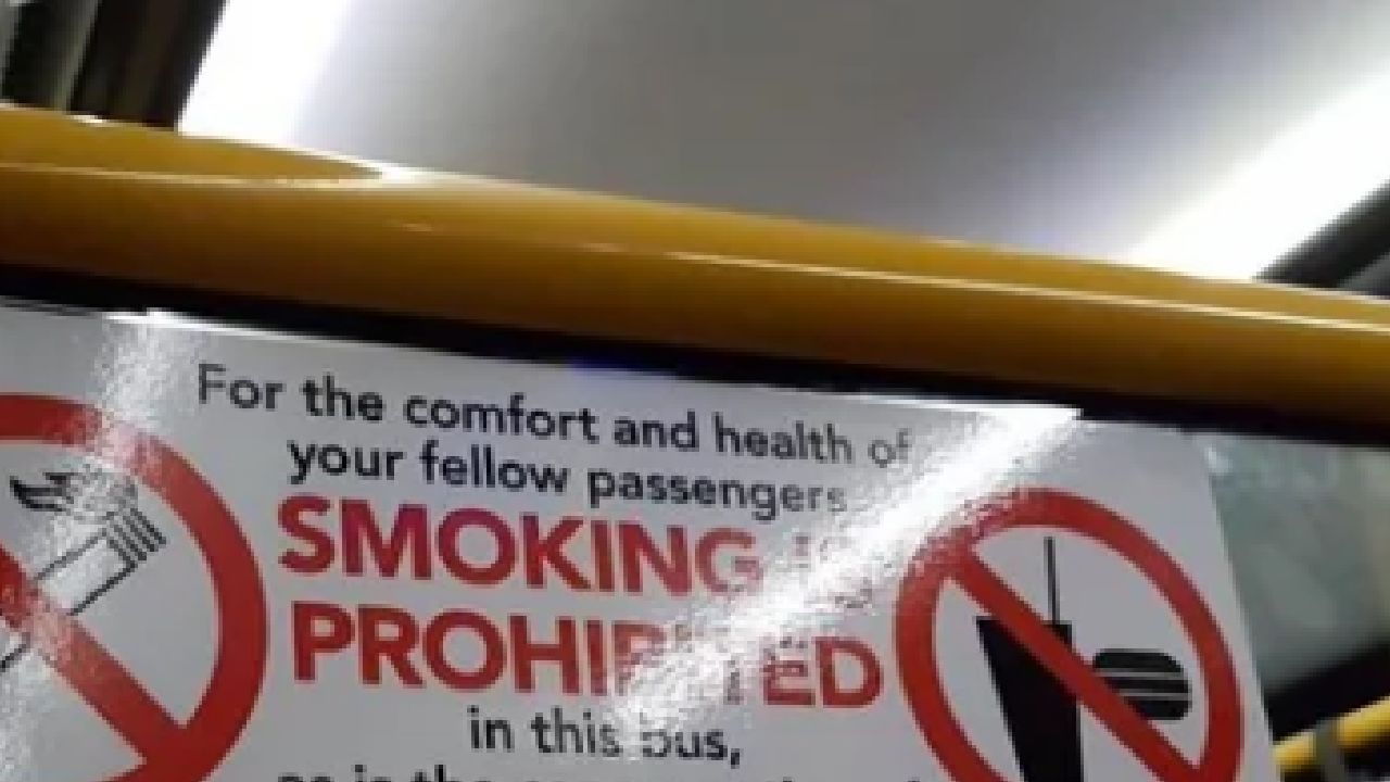 Can you spot the mistake in this Aussie bus sign?