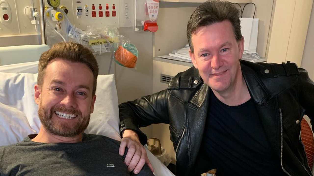 He’s back! Grant Denyer returns to work days after being discharged from hospital