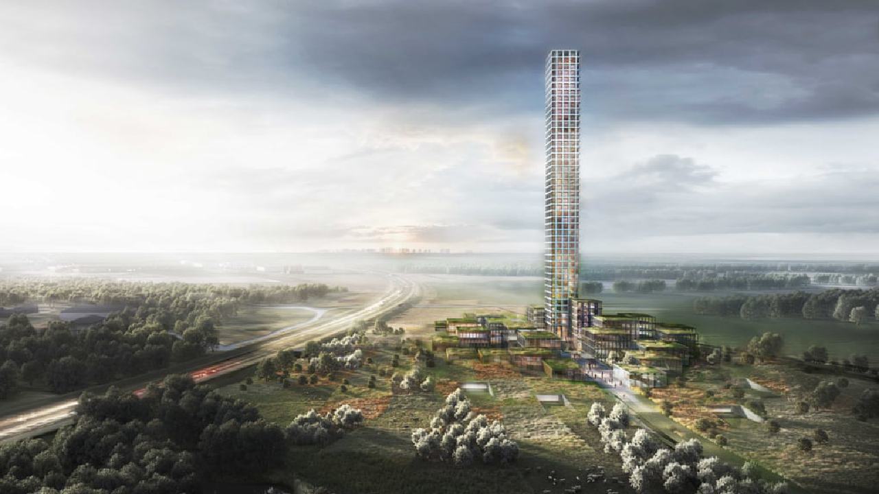 The tiny Denmark town building Western Europe's tallest skyscraper