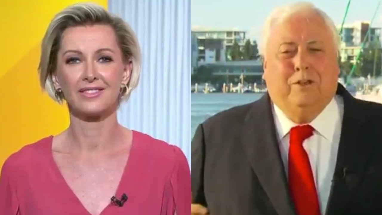 “Do you think I give a stuff about you?” Clive Palmer explodes on Today show