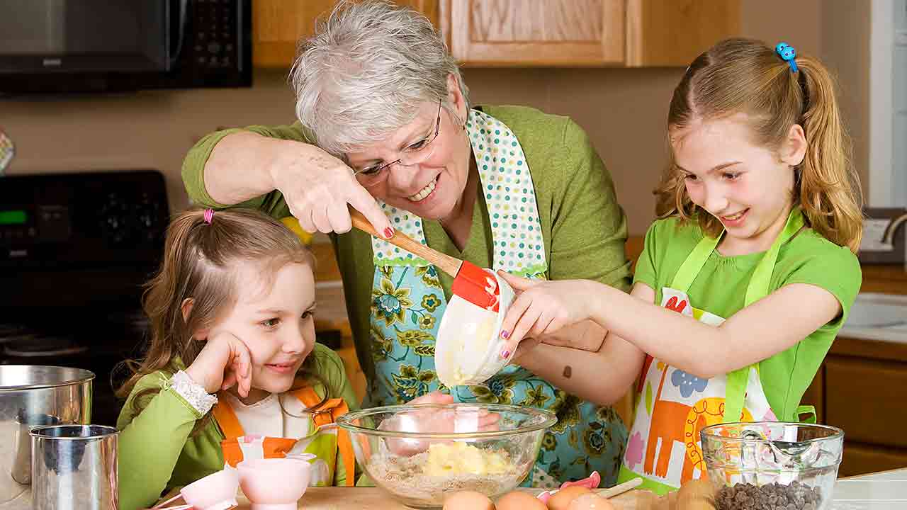 Why you should get your grandkids busy in the kitchen