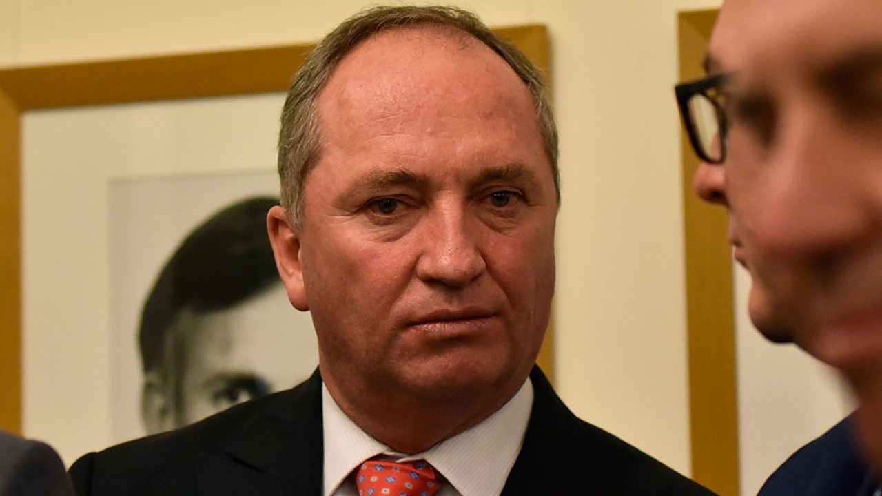 "Absolute garbage": Barnaby Joyce snaps at voter after being grilled at pub 