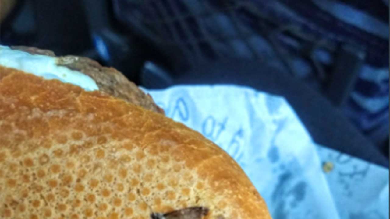 Passenger’s “disgusting” find in airport bread roll