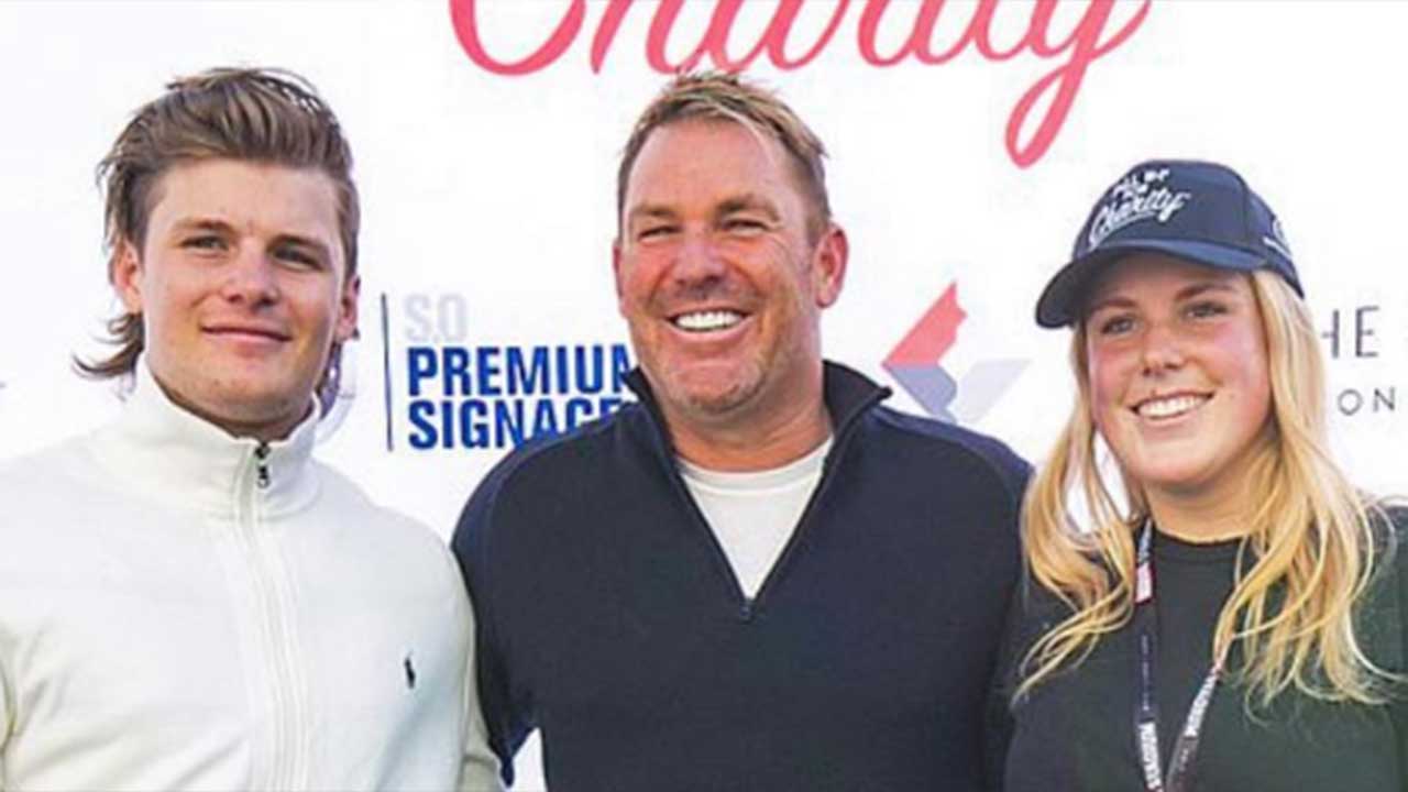 Shane Warne's kids Jackson and Brooke open up about their famous dad