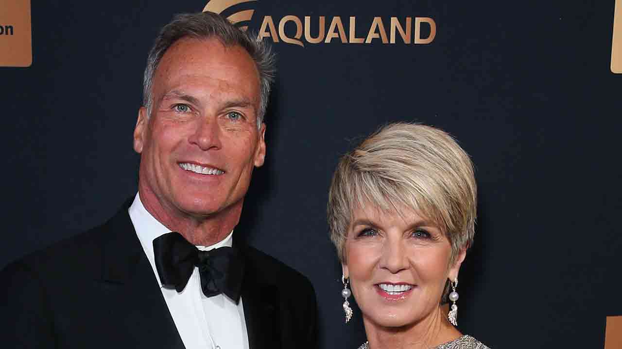 Midas touch! Julie Bishop shimmers on the red carpet at A-list party 