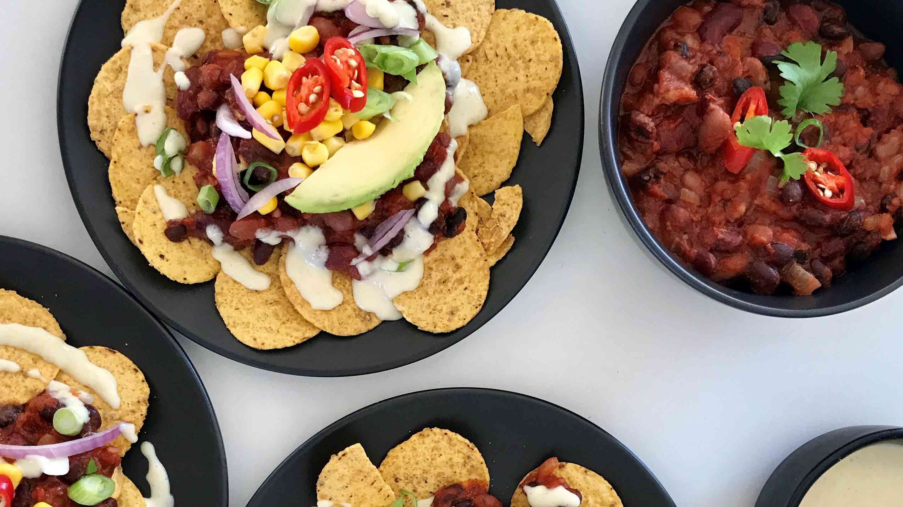 Deliciously simple! Healthy nachos that give a good kick