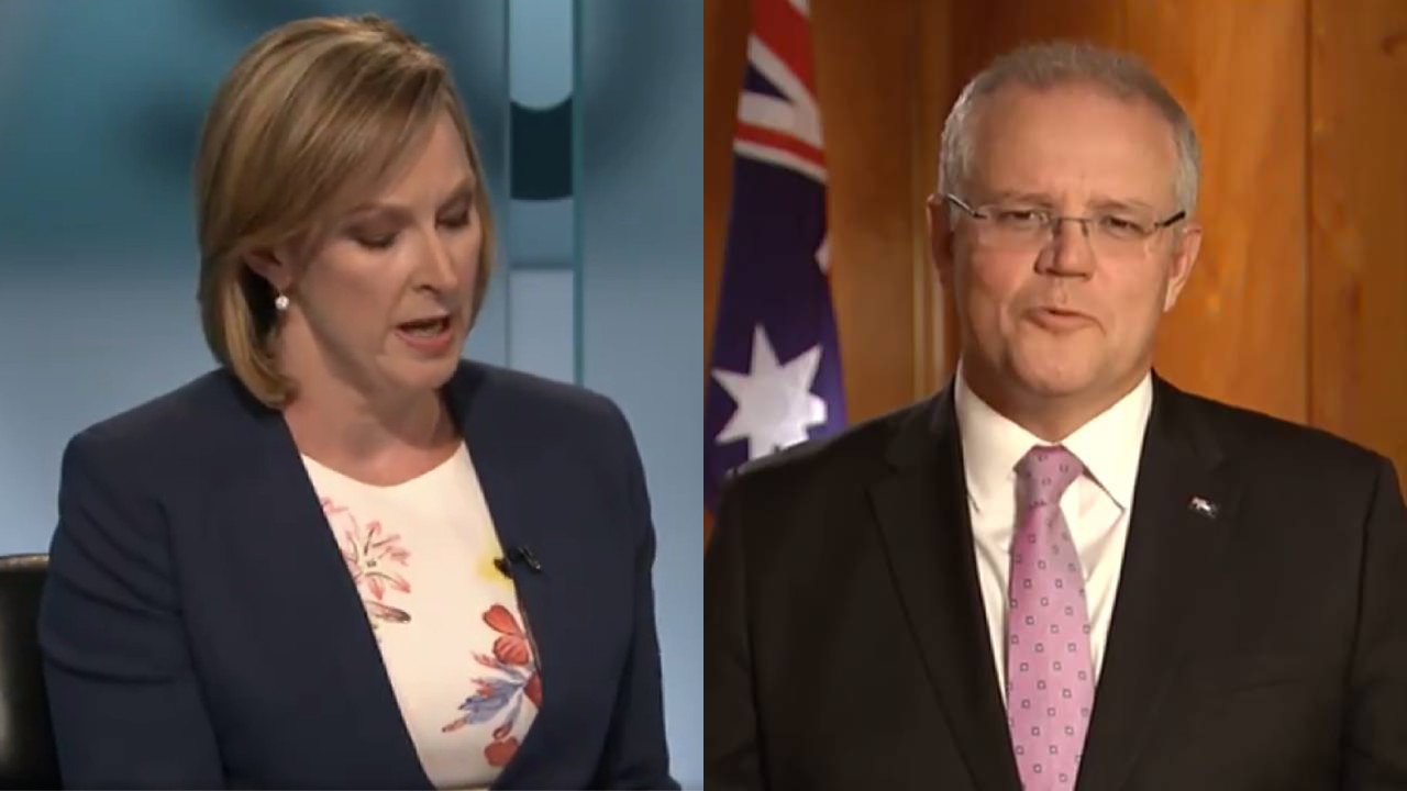 “Do you see any problem with that situation?”: Leigh Sales grills Scott Morrison 