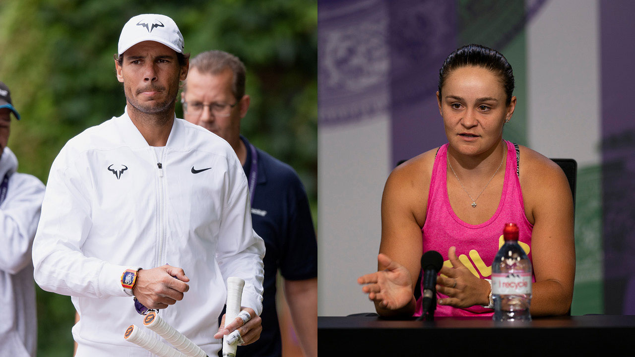 "I am more than Ashleigh Barty": Rafael Nadal starts sexism storm at Wimbledon