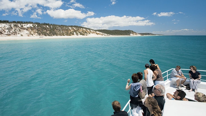 A sandcastle in the sea: Fraser Island