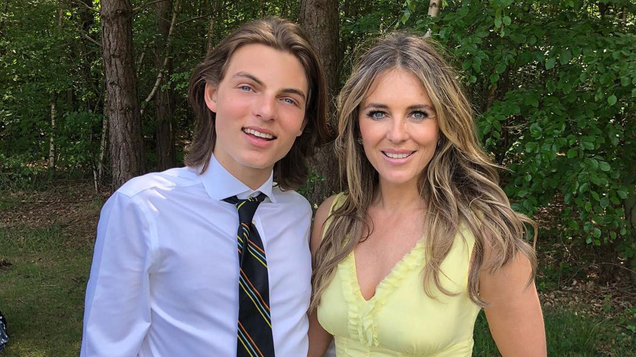 Just like mum! Liz Hurley’s son follows in her footsteps with sultry modelling campaign