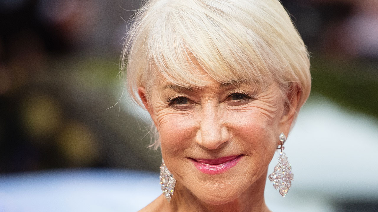 Graceful in green: Helen Mirren steps out in eye-catching dress on red carpet