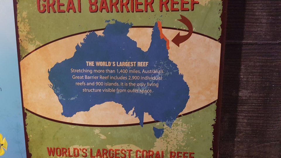 Australian map at US zoo leaves people astounded