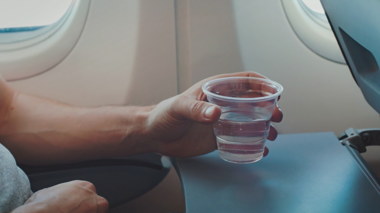 Why you should stay hydrated on the plane