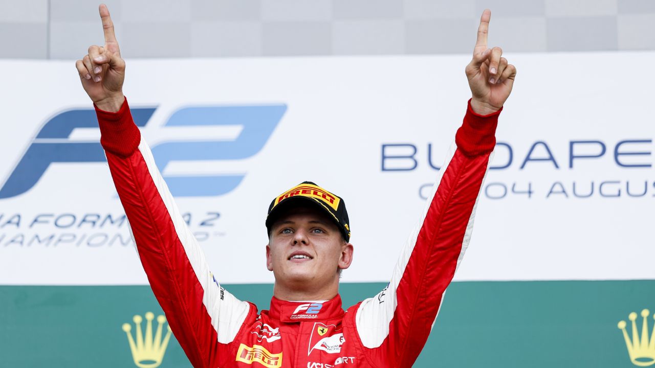 F1 legend's son Mick Schumacher leaves family and friends "emotional" after podium tribute