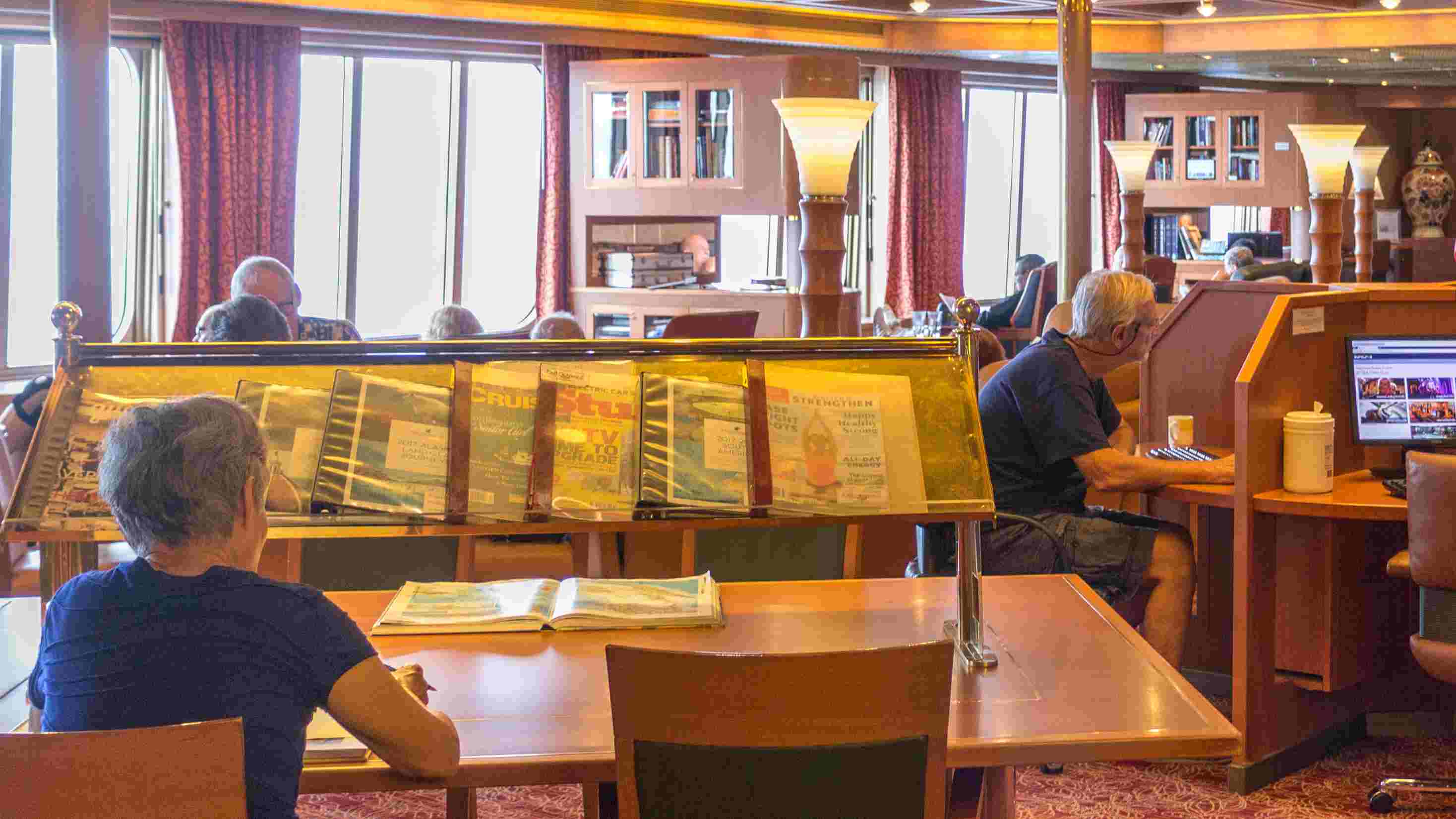 Why you shouldn’t skip the cruise ship library 