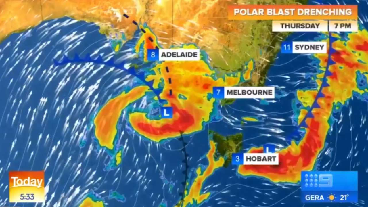 Rug up: Severe weather warning across Australia as winter polar blast hits
