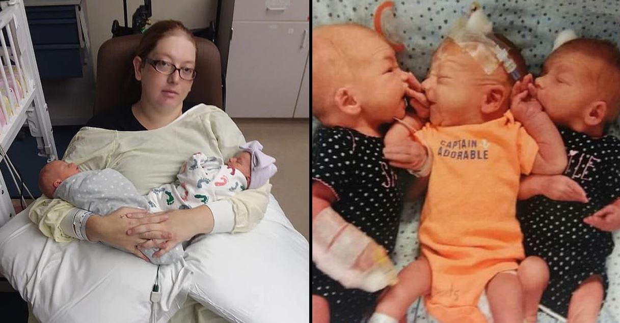 Shocking revelation: Woman’s “kidney infection” turns out to be triplets