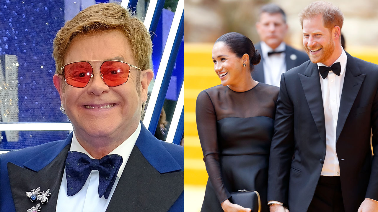 “Deeply distressed” Elton John defends Harry and Meghan against ‘malicious’ tabloids