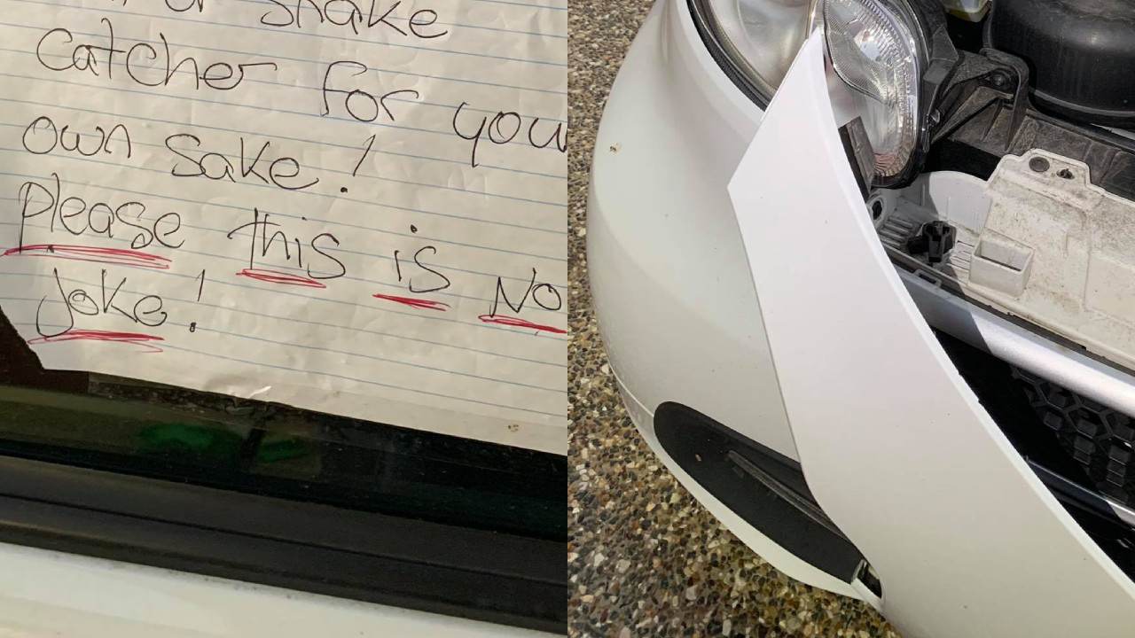 “Do not drive your car!”: The alarming note a family found