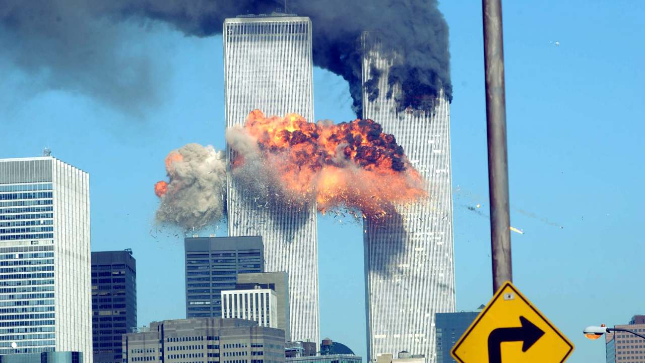 18 years on: Harrowing images show the true horror of the 9/11 attacks