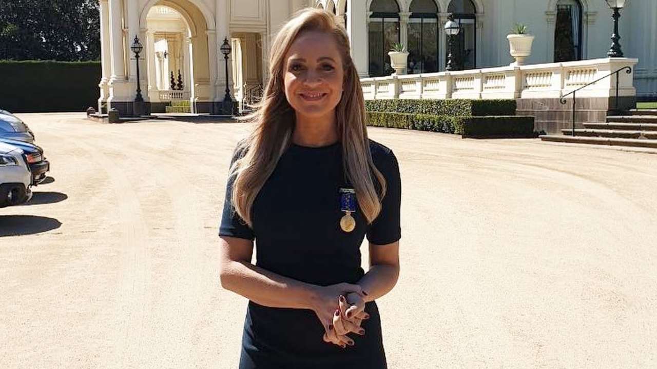 How Carrie Bickmore lost her Order of Australia medal less than an hour after receiving it