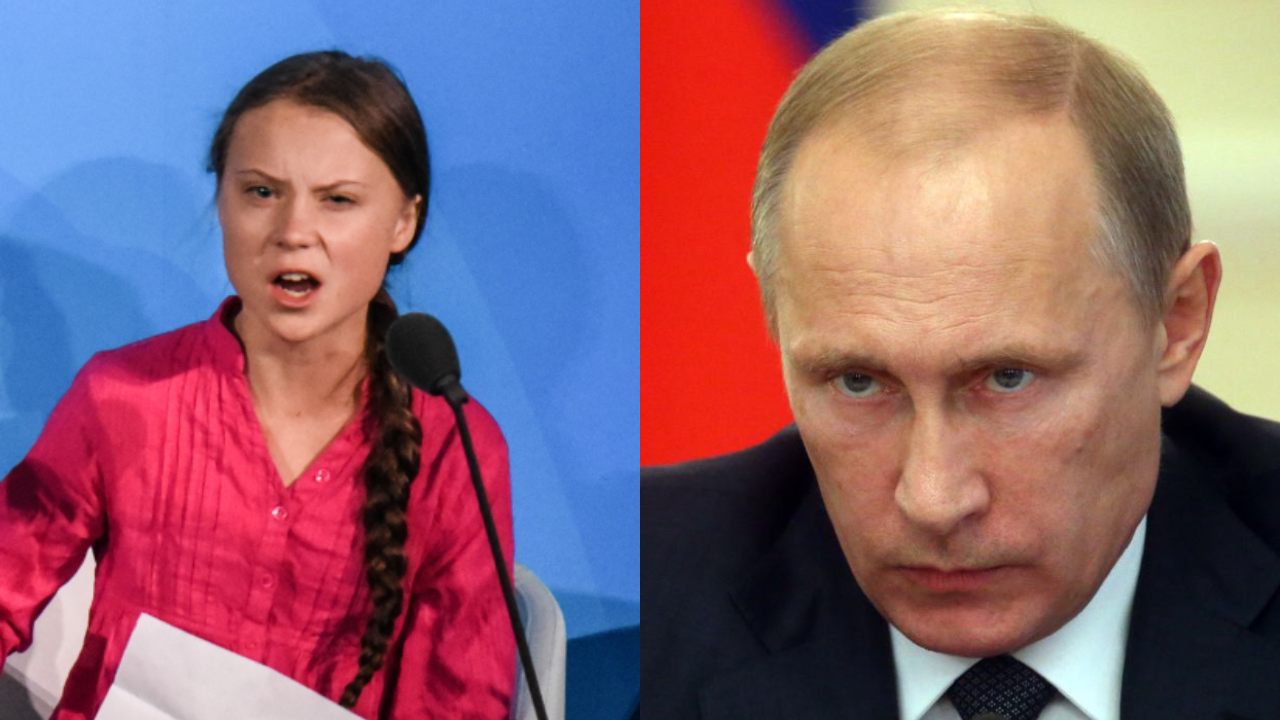 “Poorly informed teenager”: Vladimir Putin weighs in on Greta Thunberg