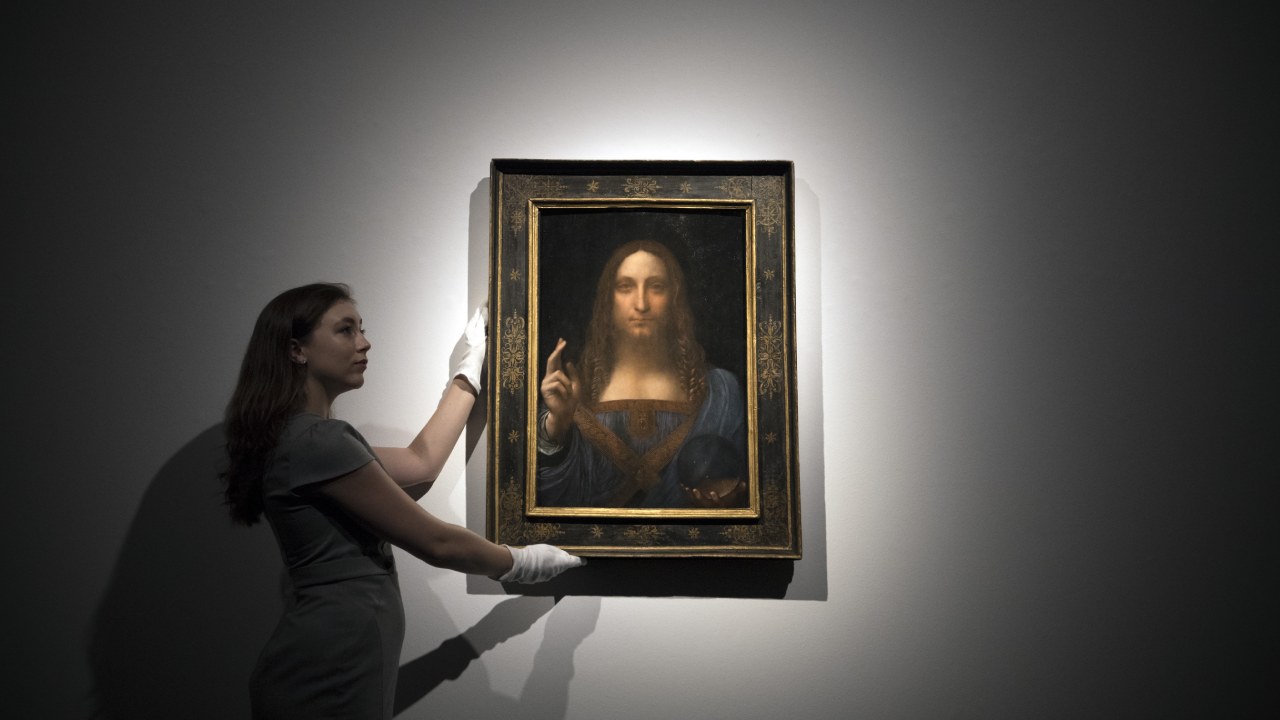 Where is Da Vinci’s $450m Jesus painting?