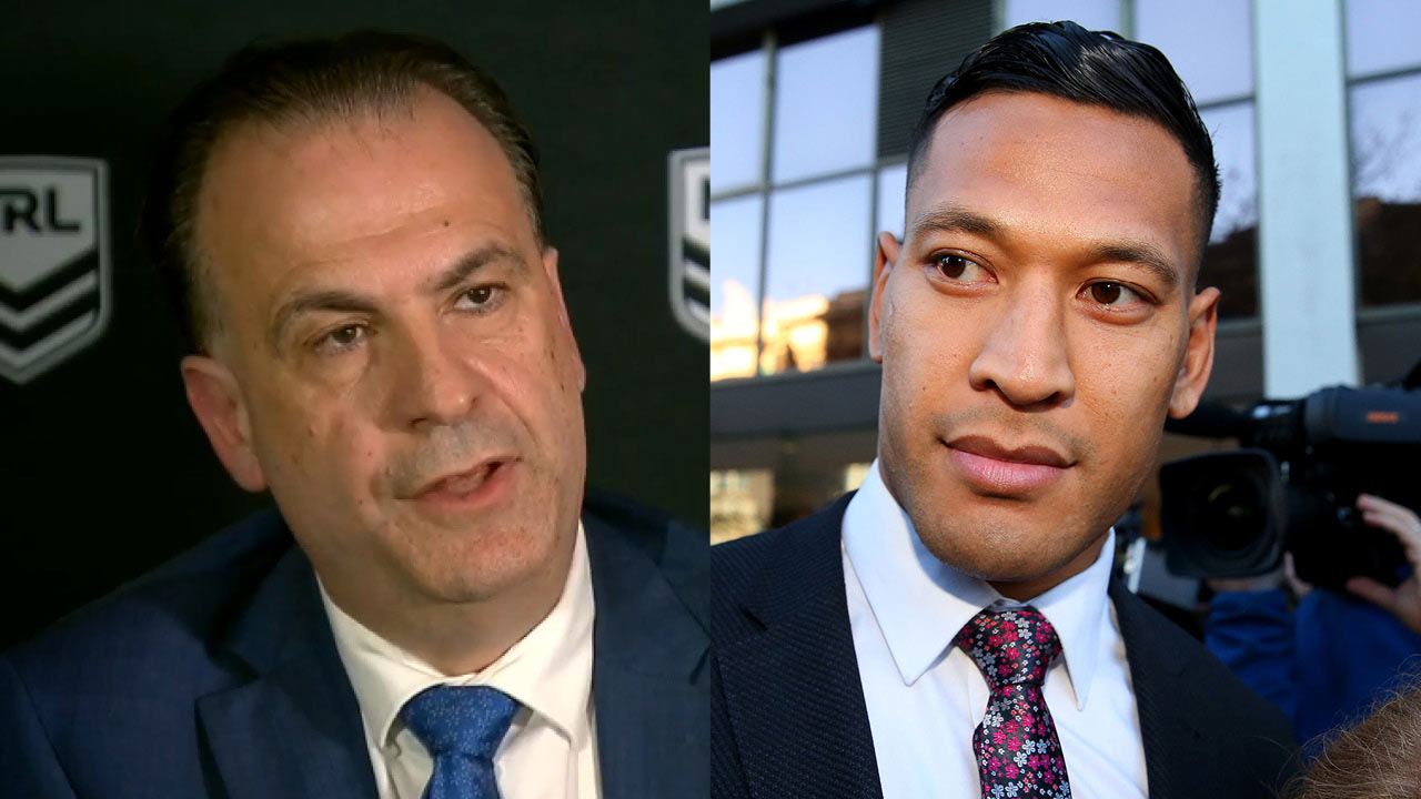 "The game is inclusive": Rugby boss's powerful statement on Israel Folau